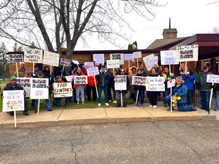 St. Francis office professionals, bus drivers build solidarity during prolonged contract campaigns